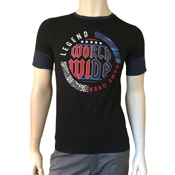 Id IDEOLOGY Game Over Gamer Shirt Block Tee Bold Legend World Wide Graphic - Picture 2 of 10